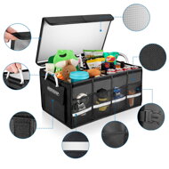 Auto-Kofferraum-Organizer LEROY, 68 l, 60x35x30 cm, schwarz
