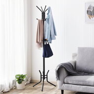 Standgarderobe SAMUEL, 49x176 cm, schwarz