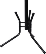 Standgarderobe SAMUEL, 49x176 cm, schwarz