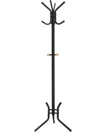 Standgarderobe SAMUEL, 49x176 cm, schwarz