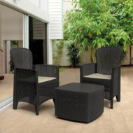 Gartenmöbel-Set TREE, 3-teilig, anthrazit