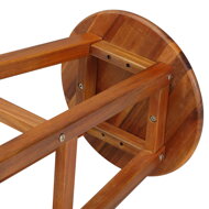 Barhocker OSLO, 2 Stück, 34x76 cm, naturbraun