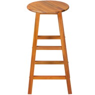 Barhocker OSLO, 2 Stück, 34x76 cm, naturbraun