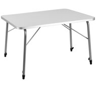 Campingklapptisch FOKA, 80x54x51-70 cm, weiß