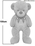 Großer Plüschbär BENY, 100 cm, creme