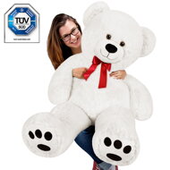 Großer Plüschbär BENY, 100 cm, weiß