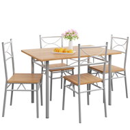 Essgruppe PAUL, 5-teilig, naturbraun
