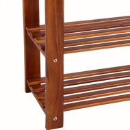 Bank für den Flur mit Schuhablage NINA, 90x32x46 cm, naturbraun