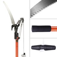 Teleskopsäge mit Schere MOREL, 2,6 m, orange