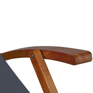 Gartenliege SIENA, 60x94 cm, anthrazit