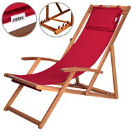 Gartenliege SIENA, 60x94 cm, rot