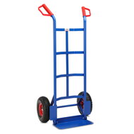 Klappbare Sackkarre CART mit Luftreifen, max. 200 kg, blau
