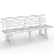 Gartenbank ORCHIDEA, 145x49x74 cm,  weiß