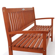Gartenbank MAXIMA, 152x55x90 cm, naturbraun