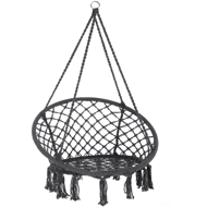 Hängesessel BOHO, Ø 61 cm, anthrazit