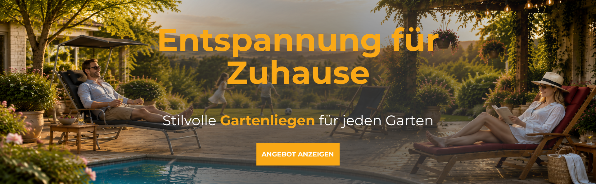 Gartenliegen