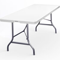Buffettisch KAMIL klappbar, 76x183x74cm, weiß