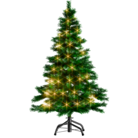 Künstlicher Weihnachtsbaum RUDOLPH mit Lichtern, 150 cm, grün