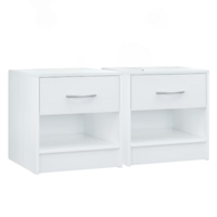 Nachttisch-Set BIANCA, 2-tlg., 41x39x28cm, weiß