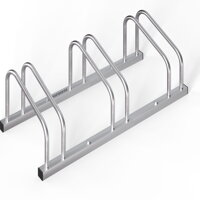 Fahrradständer BIKE, 71x32x27 cm, silber