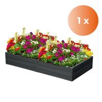 Hochbeet WOODY, 149x75,6x25 cm, anthrazit