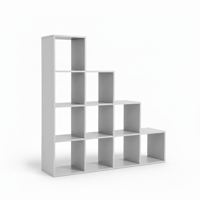 Regal KALLA, 129,5x29x129,5 cm, weiß