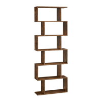 Bücherregal PRESTON, 70x24x190,5 cm, braun