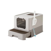 Klappbare Katzentoilette mit ausziehbarem Behälter