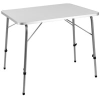 Campingklapptisch FOKA, 80x54x51-70 cm, weiß
