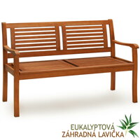 Gartenbank MANUELA, 120x60x90 cm, naturbraun