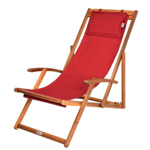 Gartenliege SIENA, 60x94 cm, rot