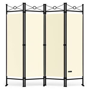Paravent LUCCA, 163x180 cm, creme