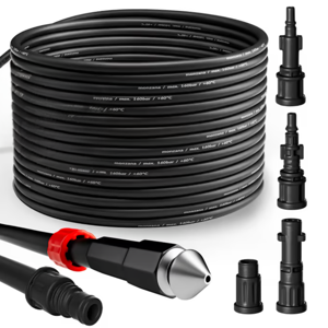 Rohrreinigungsset MASTER, 15 m, schwarz