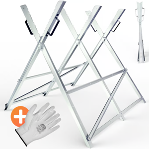 Sägebock ALBERT, 83x81x88 cm, silber