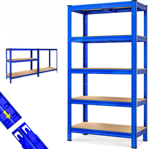 Hochlastregal HEAVY, max. 875 kg, 90x40x180 cm, blau