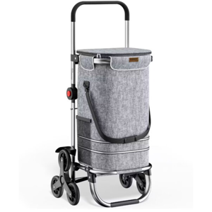 Treppensteiger-Einkaufstasche COMFORT, 50l, grau