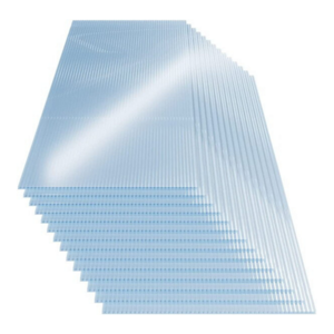 Hohlkammer-Polycarbonat MARK 6 mm, 60,5x121x0,6 cm, 10 Stück, transparent