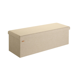 Hocker mit Stauraum EDMUND 115x38x38 cm, beige