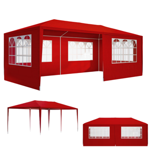 Party-Zelt NEAPOL, 3x6 m, rot