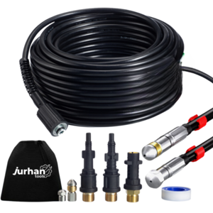 Rohrreinigungsset Premium, 30 m, schwarz