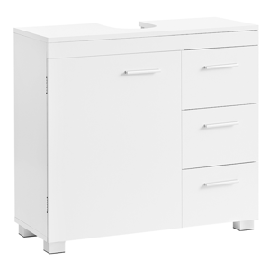 Waschbeckenunterschrank IVY, 30x70x64 cm, weiß