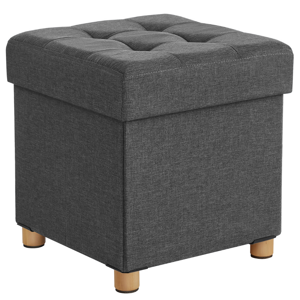 Sitzbank mit Stauraum und Beinen OTO, 38x38x40 cm, anthrazit