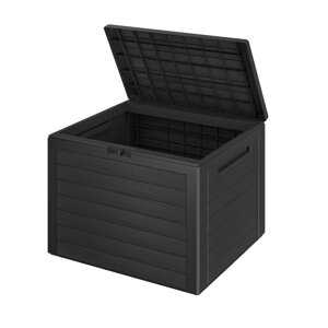 Garten-Aufbewahrungsbox WOODEBOX, 190L, 78x44x55cm, anthrazit