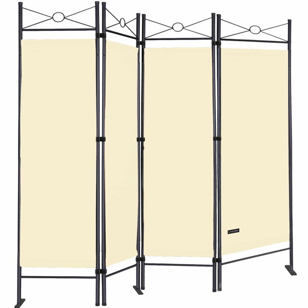 Paravent LUCCA, 163x180 cm, creme