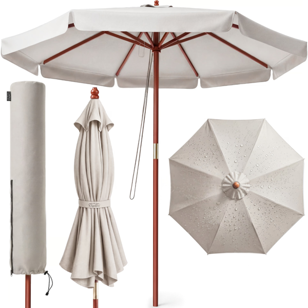 Sonnenschirm MALAGA, Ø330cm, beige