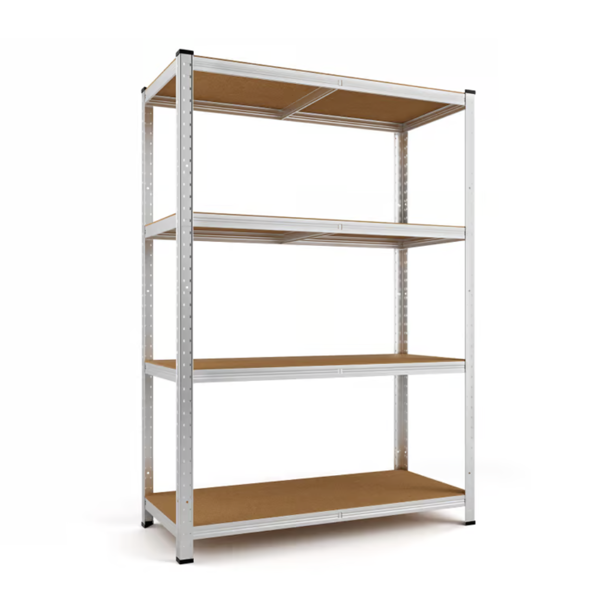 Hochlastregal HEAVY, max. 700 kg, 160x90x40 cm, silber