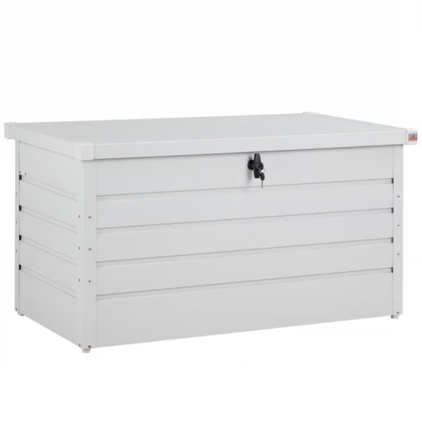 Metall-Aufbewahrungsbox METALBOX, 385L, 120×62×63 cm, grau 