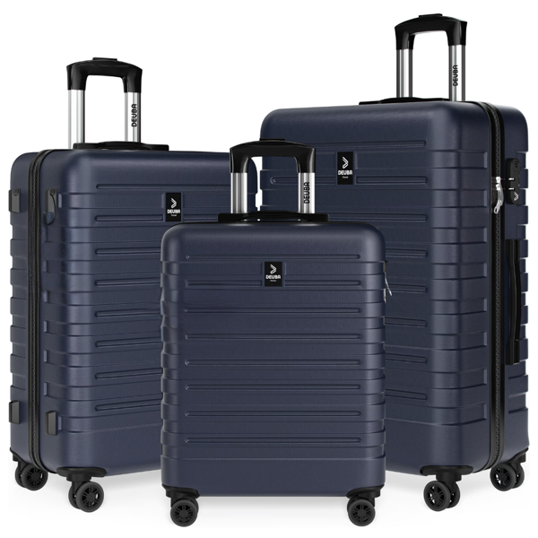 Hartschalenkoffer-Set NEW YORK, 3-teilig, ABS, dunkelblau