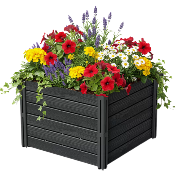 Hochbeet BASE PLANT, 61x61x46cm, anthrazit