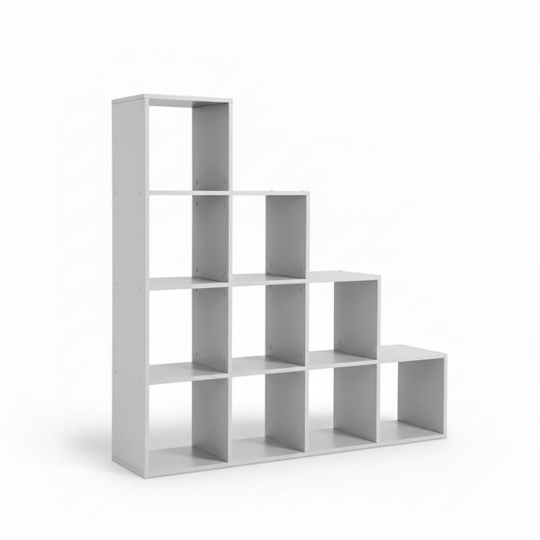 Regal KALLA, 129,5x29x129,5 cm, weiß